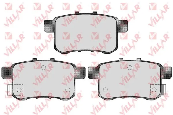 Brake Pad Set, disc brake (626.1569)