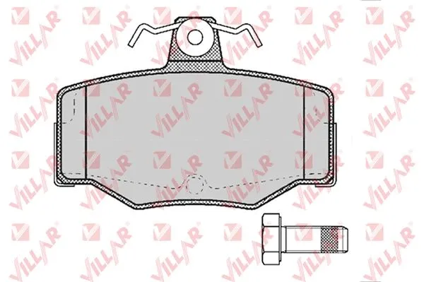 Brake Pad Set, disc brake (626.0387)