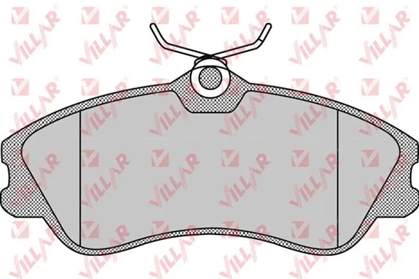 Brake Pad Set, disc brake (626.0950)