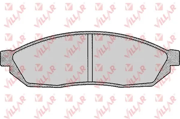 Brake Pad Set, disc brake (626.0245)
