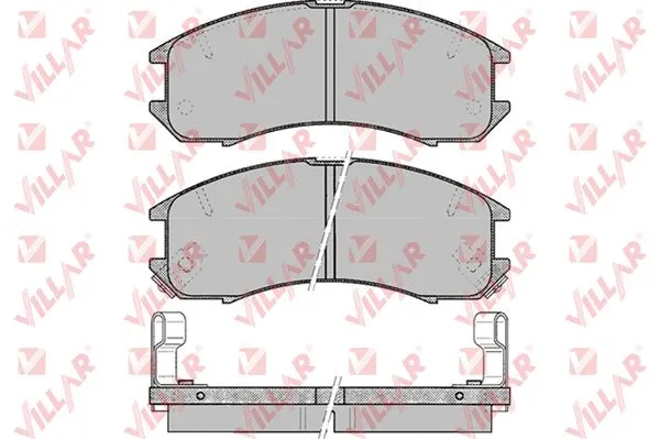 Brake Pad Set, disc brake (626.0036)
