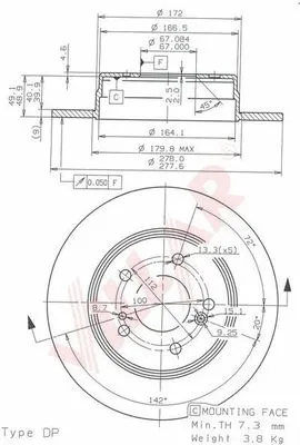 Brake Disc (628.1186)