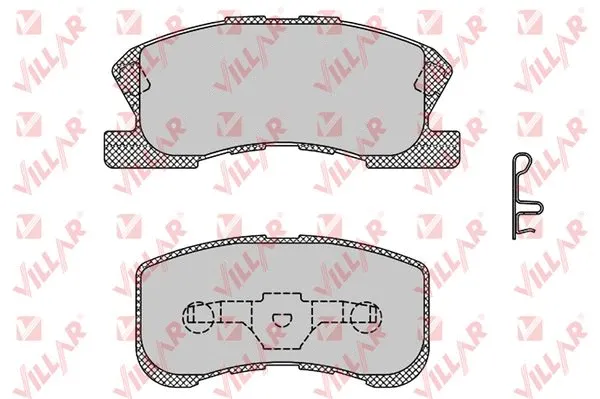Brake Pad Set, disc brake (626.1042)