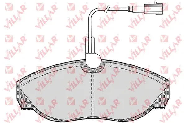 Brake Pad Set, disc brake (626.0773)