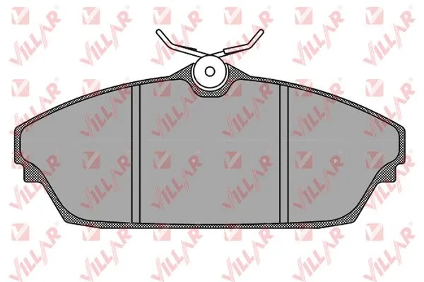 Brake Pad Set, disc brake (626.1502)