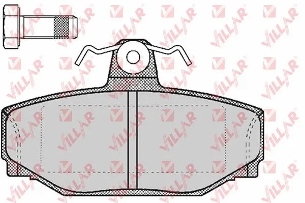 Brake Pad Set, disc brake (626.0217)