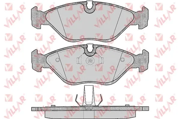 Brake Pad Set, disc brake (626.0656)