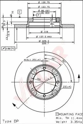 Brake Disc (628.1413)