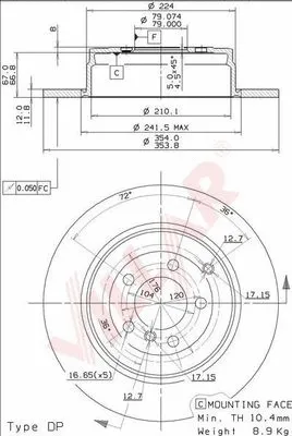 Brake Disc (628.1997)