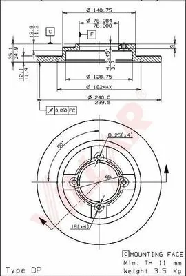 Brake Disc (628.1269)