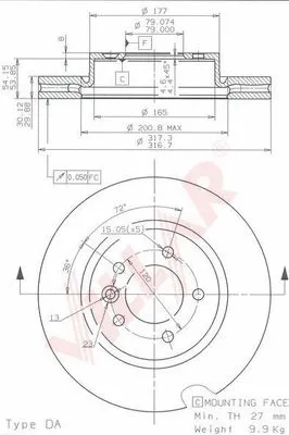 Brake Disc (628.1864)