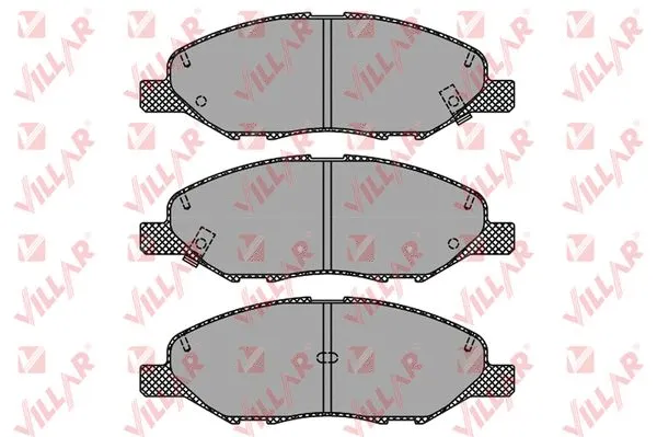 Brake Pad Set, disc brake (626.1497)