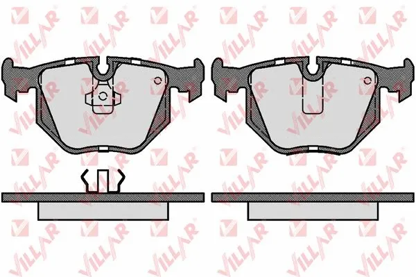 Brake Pad Set, disc brake (626.1381)