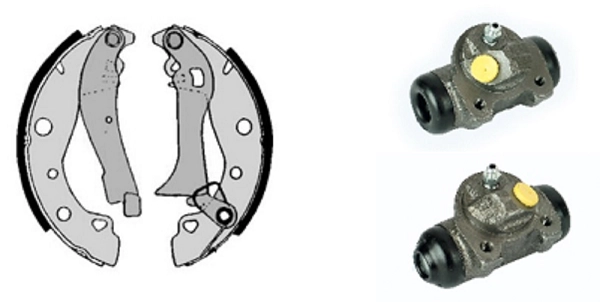 Brake Shoe Set (608.7855)