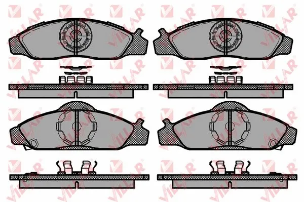 Brake Pad Set, disc brake (626.1437)
