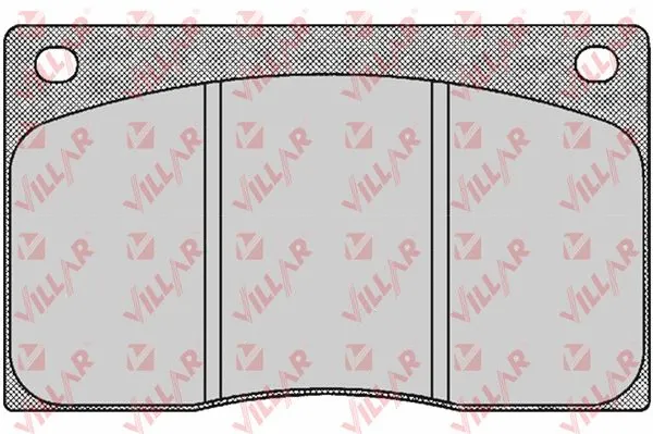 Brake Pad Set, disc brake (626.0386)