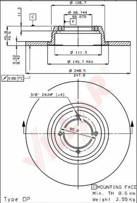 Brake Disc (628.1722)