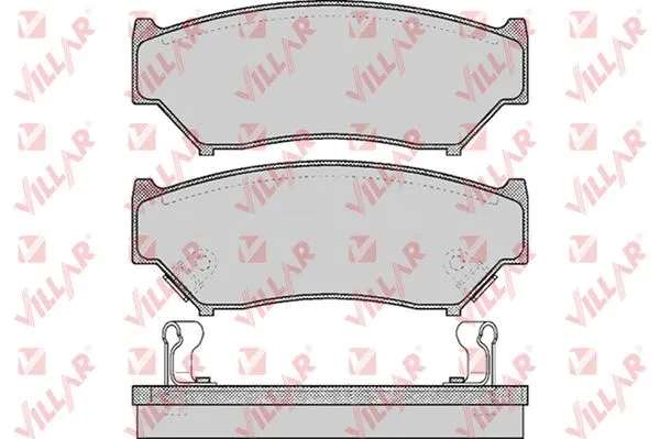 Brake Pad Set, disc brake (626.0396)