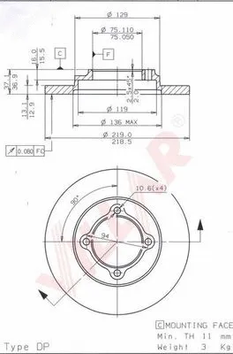 Brake Disc (628.2126)