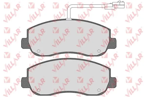 Brake Pad Set, disc brake (626.1579)