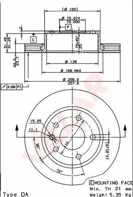 Brake Disc (628.1055)