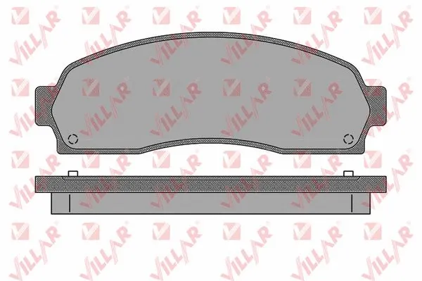 Brake Pad Set, disc brake (626.1542)