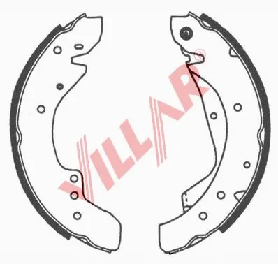 Brake Shoe Set (629.0662)