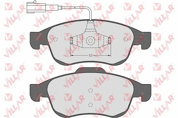 Brake Pad Set, disc brake (626.1535)
