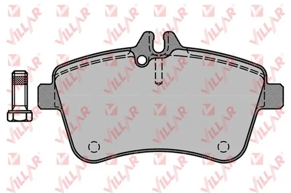 Brake Pad Set, disc brake (626.1243)