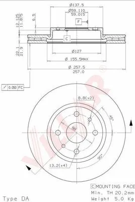 Brake Disc (628.1253)