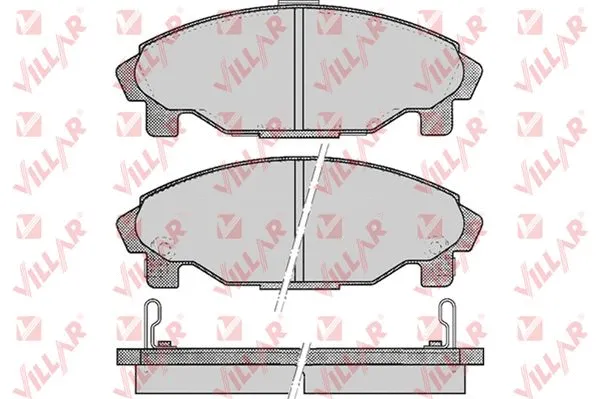 Brake Pad Set, disc brake (626.0457)