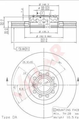 Brake Disc (628.2185)