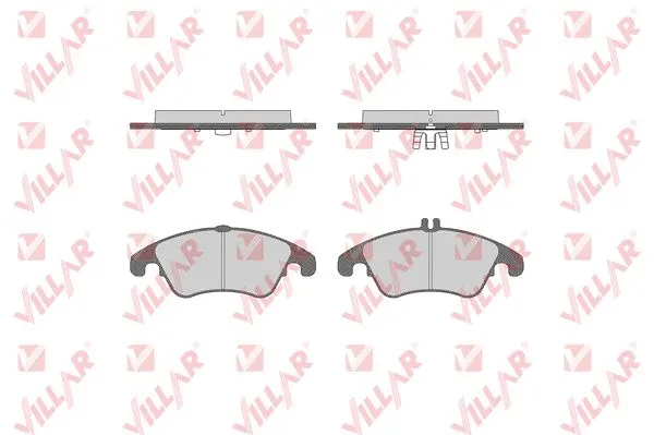Brake Pad Set, disc brake (626.1421)