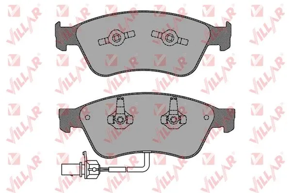 Brake Pad Set, disc brake (626.1772)