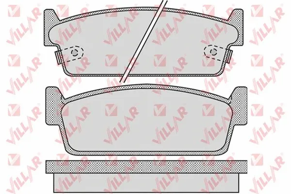 Brake Pad Set, disc brake (626.1010)