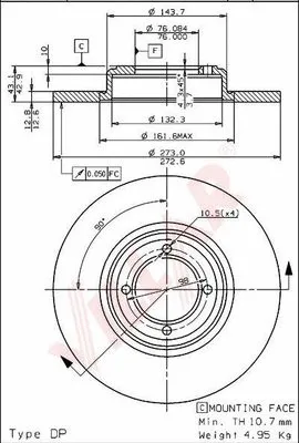 Brake Disc (628.0505)
