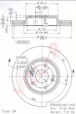 Brake Disc (628.1153)