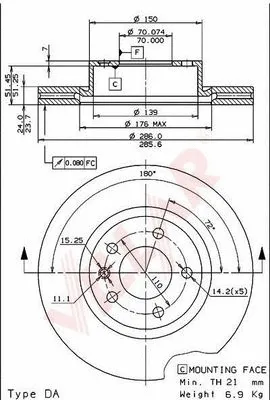 Brake Disc (628.1062)