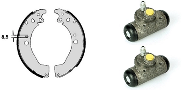 Brake Shoe Set (608.8428)