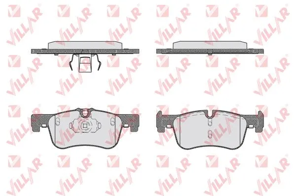 Brake Pad Set, disc brake (626.1752)