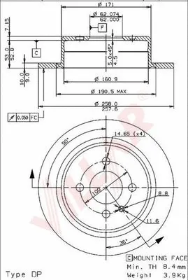 Brake Disc (628.1466)
