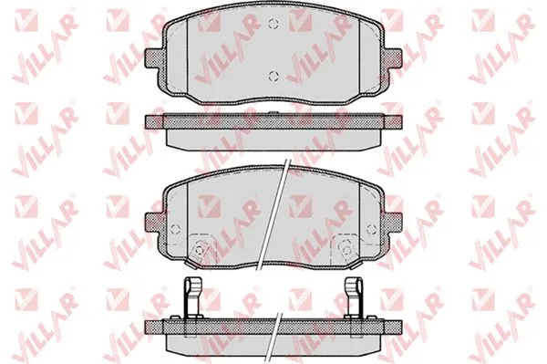 Brake Pad Set, disc brake (626.1220)