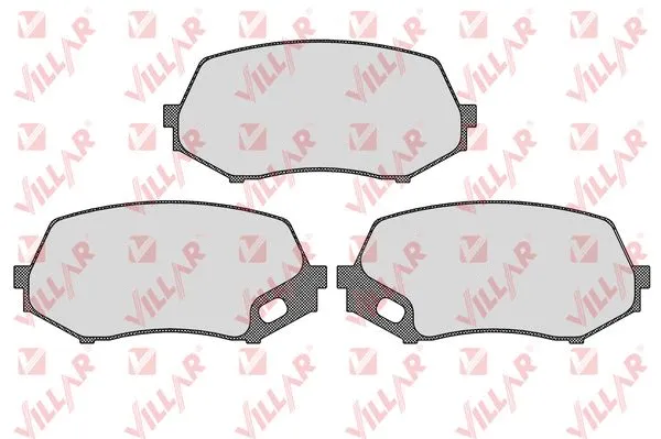 Brake Pad Set, disc brake (626.1574)