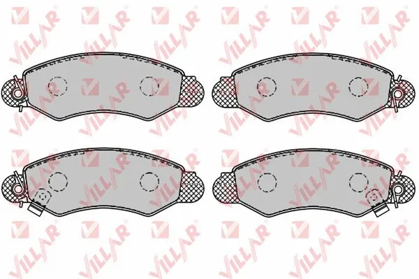 Brake Pad Set, disc brake (626.1041)