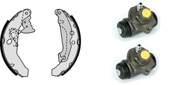Brake Shoe Set (608.7911)