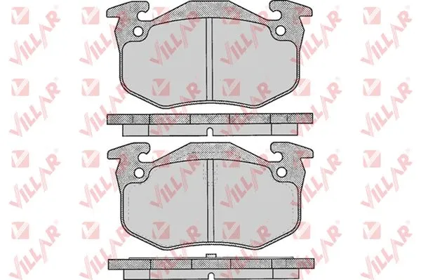 Brake Pad Set, disc brake (626.0275)