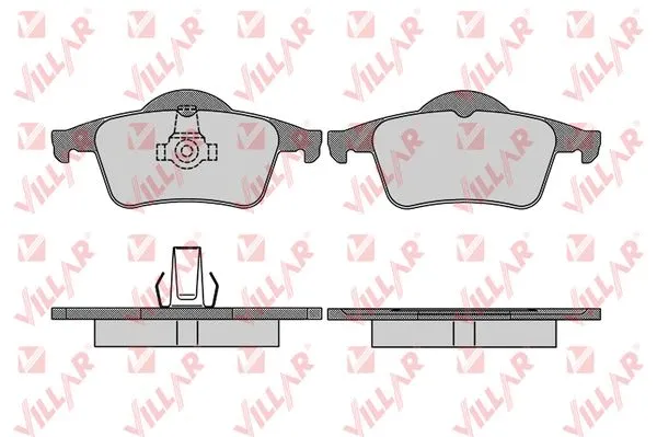 Brake Pad Set, disc brake (626.0705)