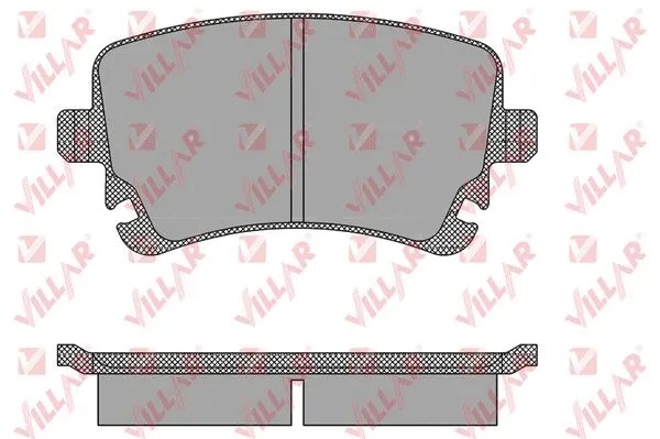Brake Pad Set, disc brake (626.1398)