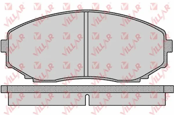 Brake Pad Set, disc brake (626.1132)