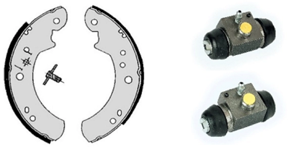 Brake Shoe Set (608.8070)